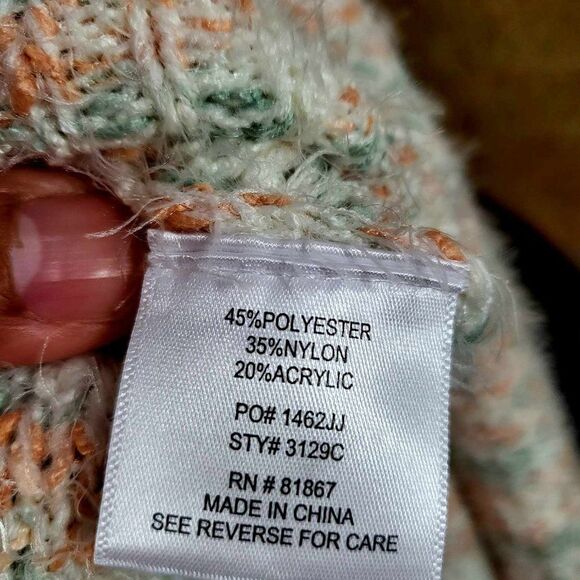 NEW with Tag OLIVIA sky knitted sweater size L - Picture 6 of 12